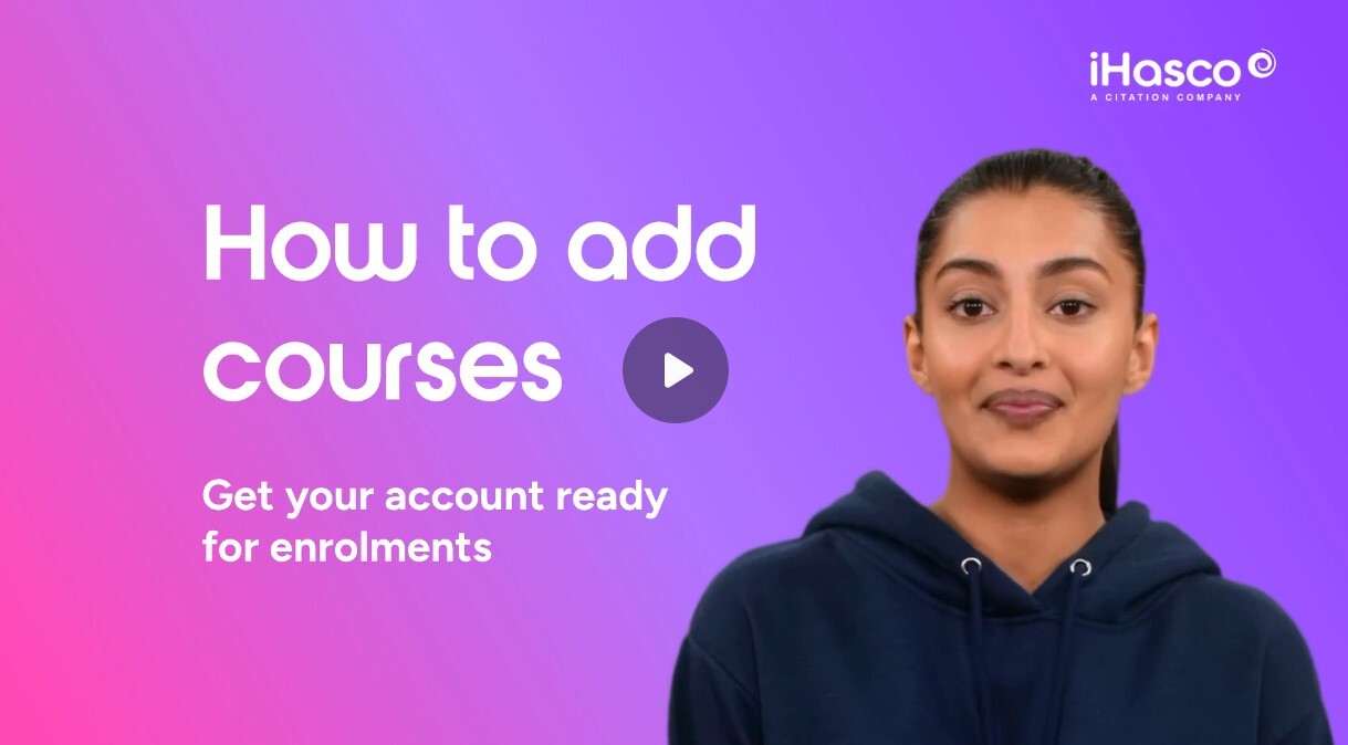 how to add courses